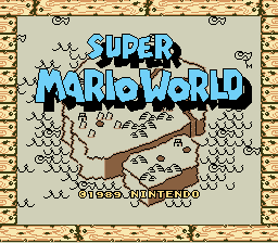 Super Mario World Beta Title Screen